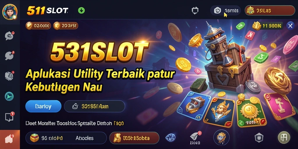 Screenshot tampilan antarmuka aplikasi Utility 531SLOT.