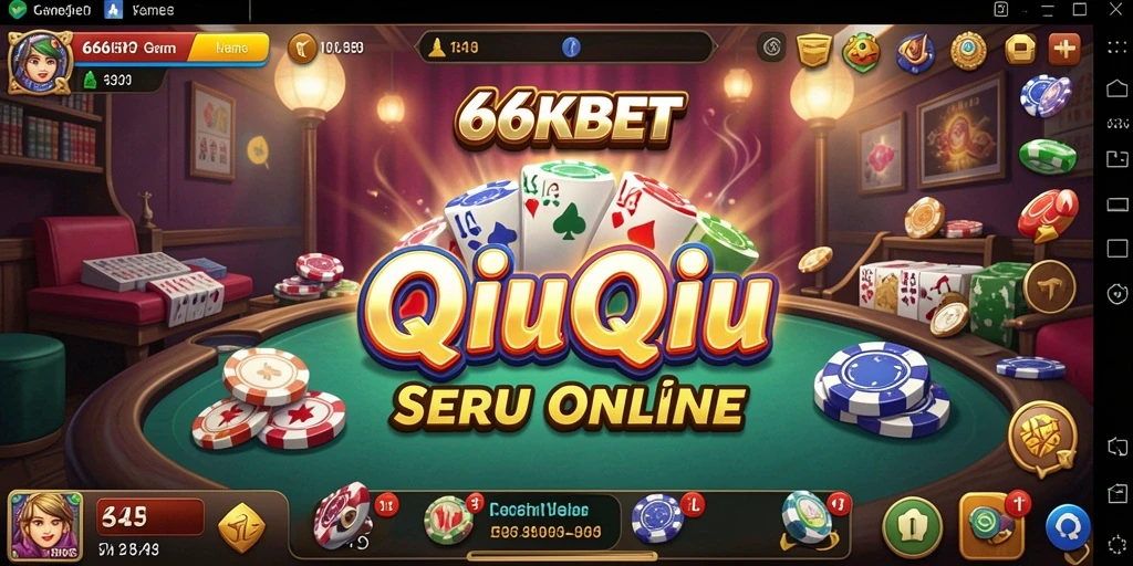 Screenshot utama 66KBET menampilkan gameplay QiuQiu yang seru.