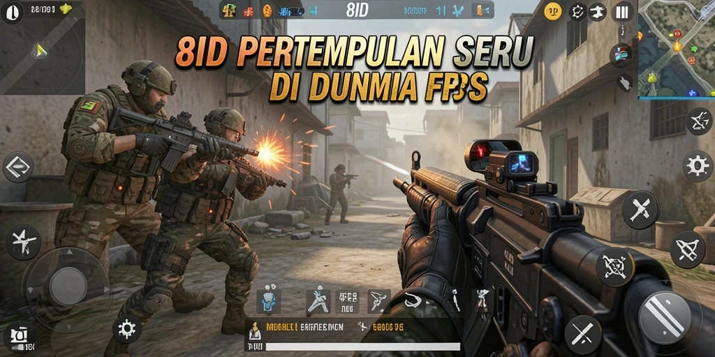 Tangkapan layar menunjukkan pertempuran seru dalam gameplay FPS.