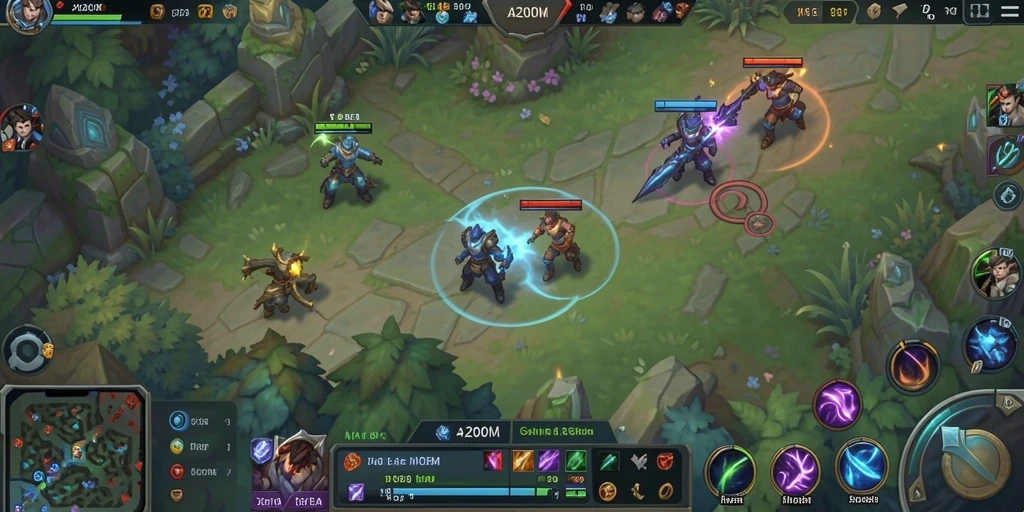 Tampilan gameplay seru dari A200M dalam pertempuran epik.