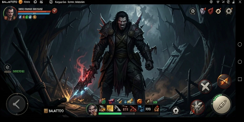Tampilan gameplay menegangkan dengan suasana Horror yang mencekam.