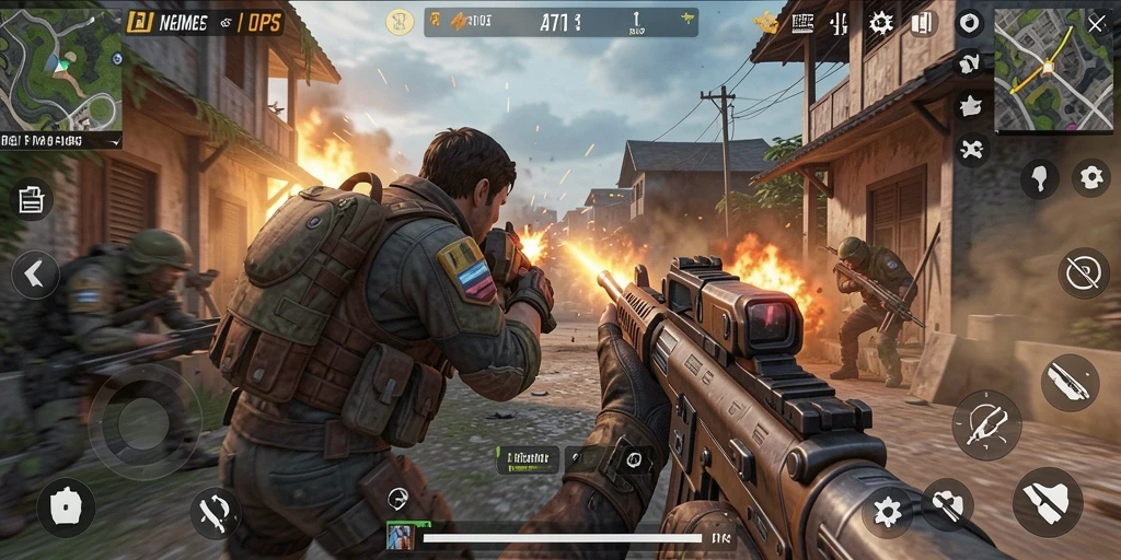 Tampilan menarik gameplay D06 dengan grafis mendetail dan aksi yang seru.