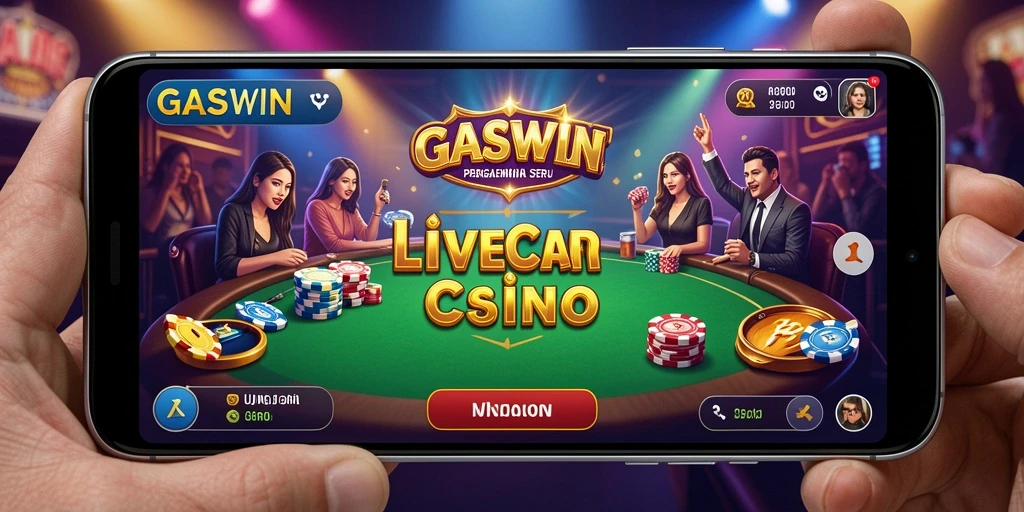 Tampilan permainan Live Casino yang mengasyikkan dan interaktif.