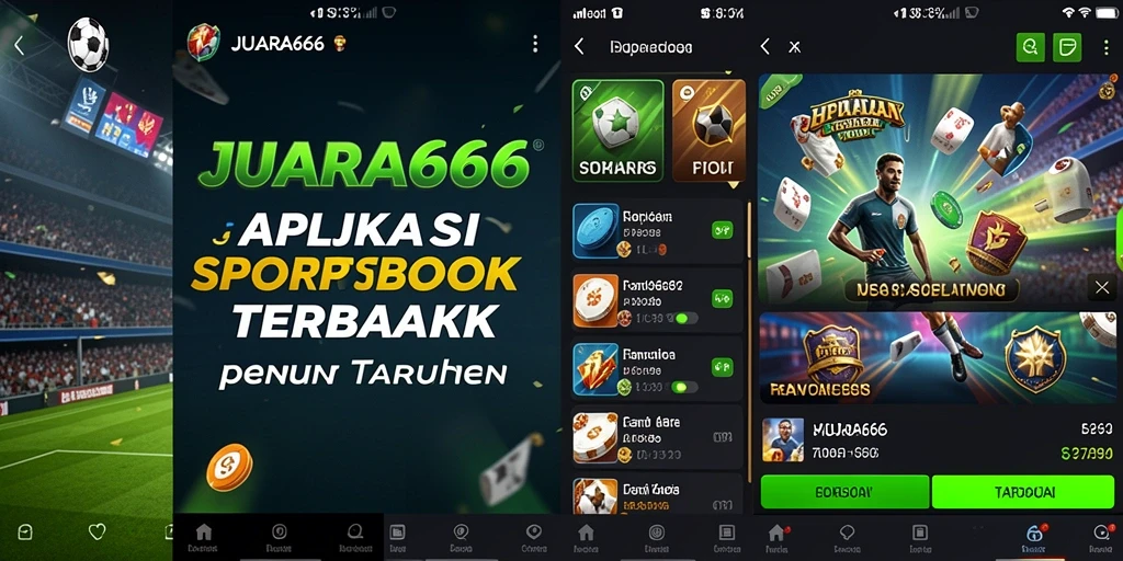 Tampilan antarmuka JUARA666 saat bertaruh pada olahraga.