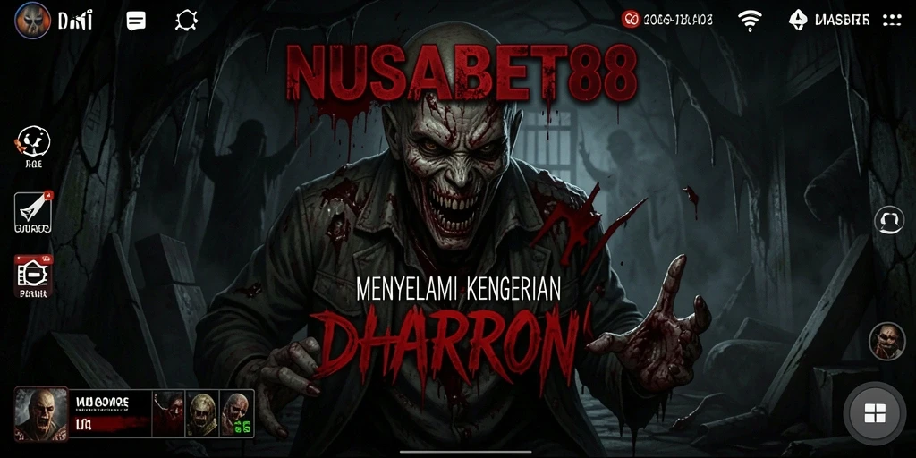 Screenshot NUSABET88 menampilkan suasana gameplay Horror yang mencekam.