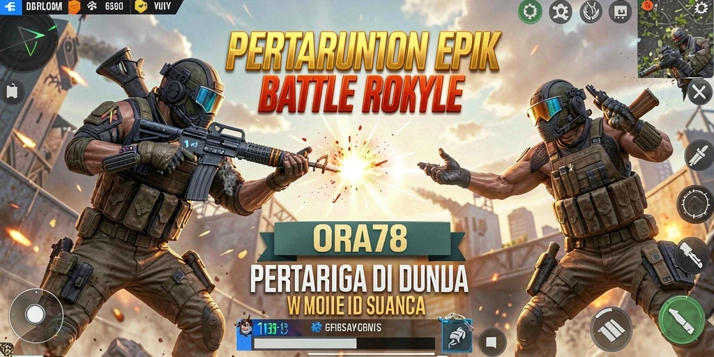 Screenshot gameplay ORA78 menampilkan aksi pertarungan yang mendebarkan.