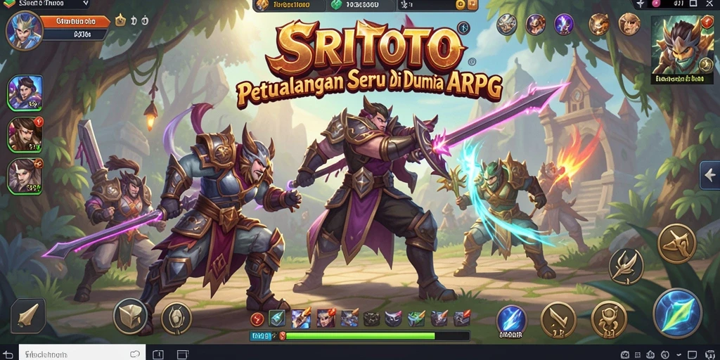 Tampilan gameplay seru di dunia ARPG SRITOTO.