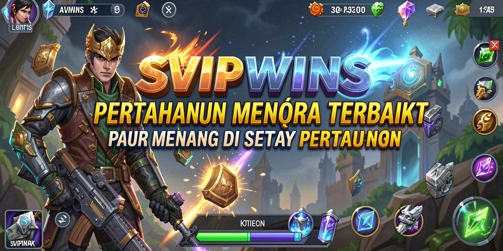 Tampilan gameplay Tower Defense yang mengesankan di SVIPWINS.
