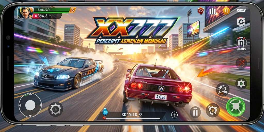 Gameplay balapan seru dan menegangkan di XXX777.